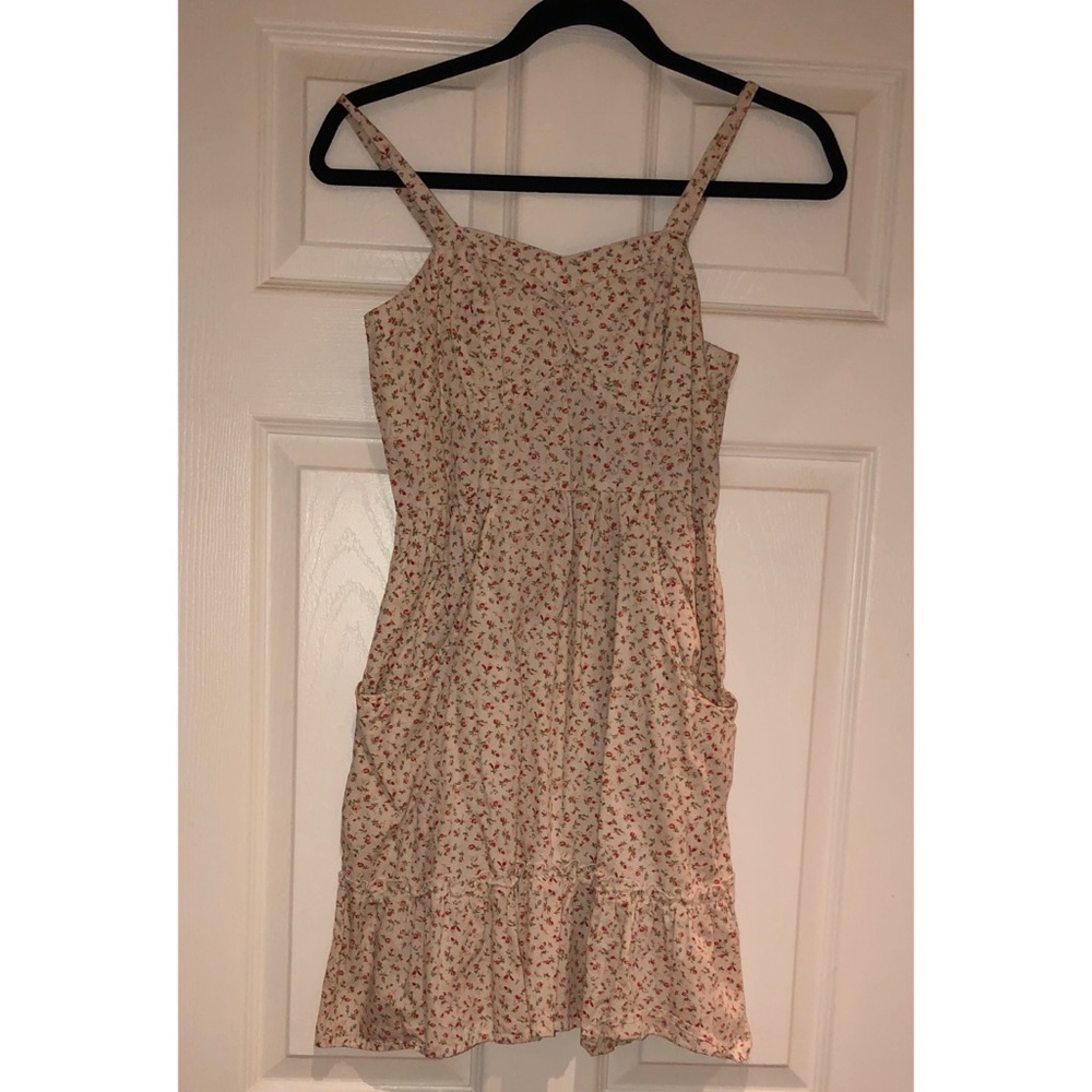 Pin Up Style Floral Tank Dress - Picture 2 of 5